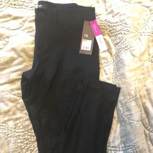 Black stretch pants